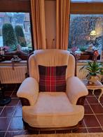 Salon - eikenhout + stoffen bekleding, Ophalen, Gebruikt, Hout, Klassiek