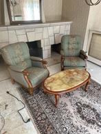 Set van 2 fauteuils + stijlvolle tafels, Ophalen