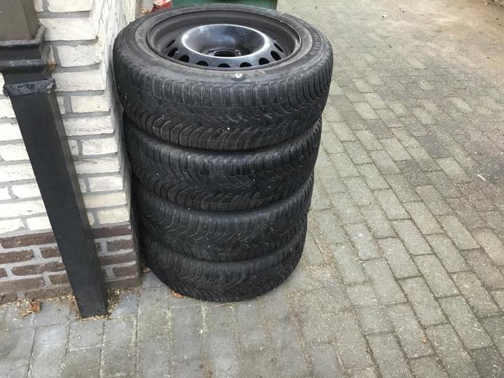 Winterbanden Michelin Alpin 205 55 R16 Citroën Peugeot, Auto-onderdelen, Banden en Velgen, Banden en Velgen, Winterbanden, 16 inch