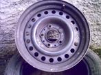 2 jantes acier avec ou sans pneus hiver de 215/55R16 ., Ophalen, 16 inch, Winterbanden, Band(en)