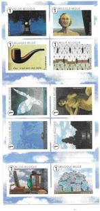 Timbres de Belgique - Carnet 146 Magritte, Timbres & Monnaies, Timbres | Europe | Belgique, Envoi