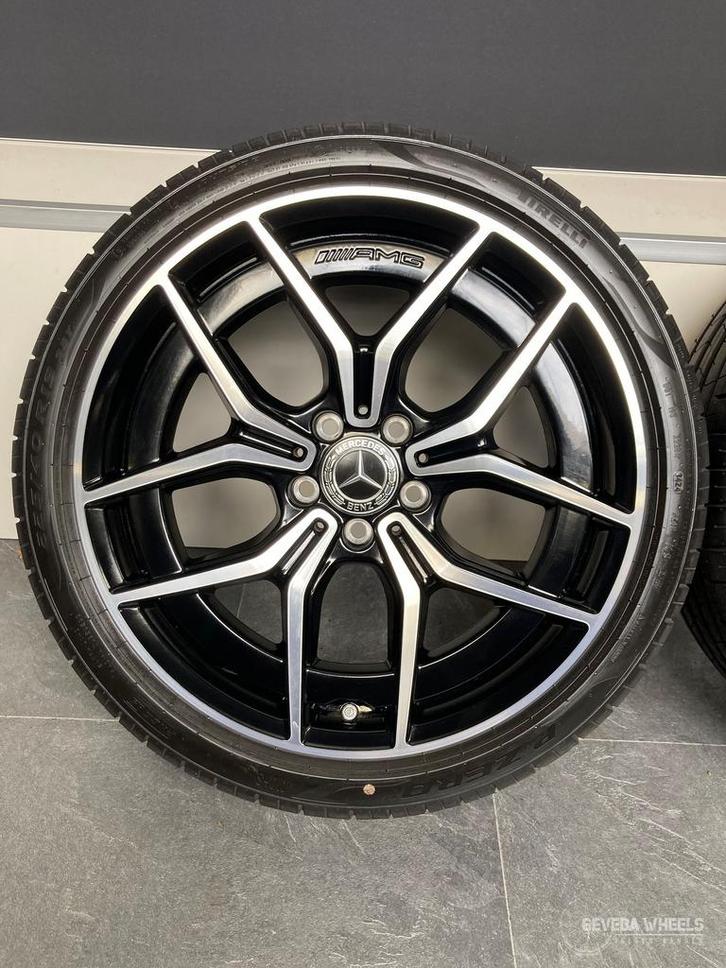 19” originele Mercedes C W206 AMG velgen + banden 5x112 A206, Auto-onderdelen, Banden en Velgen, Banden en Velgen, Zomerbanden