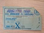 RSCA FC Barcelona 1983 75 voetbalticket, Ophalen of Verzenden