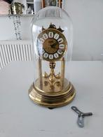antieke klok met draaipendel (torsiependel) onder een glazen, Antiek en Kunst, Ophalen