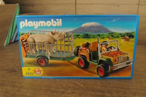 playmobil 4832 safari neushoorn transport nieuw, Kinderen en Baby's, Speelgoed | Playmobil, Nieuw, Complete set, Ophalen of Verzenden