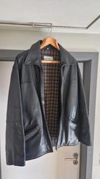 Mooie lederen jas, Ophalen, Zo goed als nieuw, Maat 48/50 (M), Zwart
