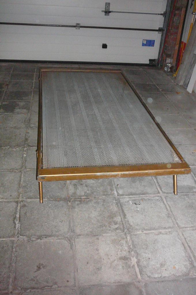 Spiraalbodem met pootjes, Huis en Inrichting, Slaapkamer | Bedden, Gebruikt, Eenpersoons, Ophalen