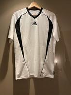 Exclusief wit retro shirt Adidas in perfecte staat, Kleding | Heren, Sportkleding, Maat 46 (S) of kleiner, Ophalen of Verzenden