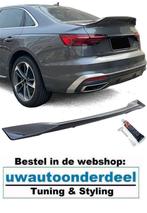 Achterklep Ducktale Spoiler Zwart Geschikt voor Audi A4 B9 S, Verzenden