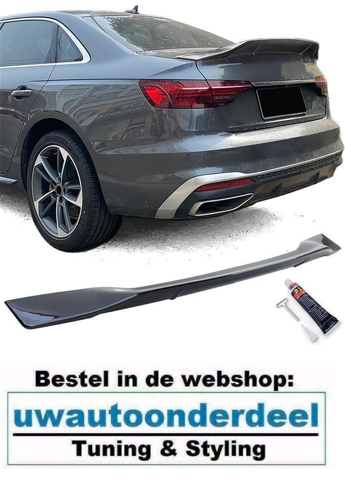 Achterklep Ducktale Spoiler Zwart Geschikt voor Audi A4 B9 S, Auto diversen, Tuning en Styling, Verzenden