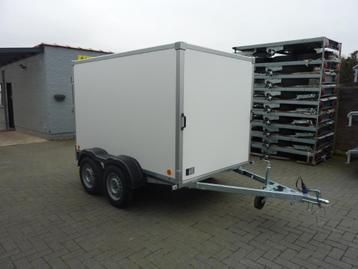 Remorque valise à double essieu 750 kg 250x150x150 PROMO, Autos : Divers, Remorques, Enlèvement, Neuf