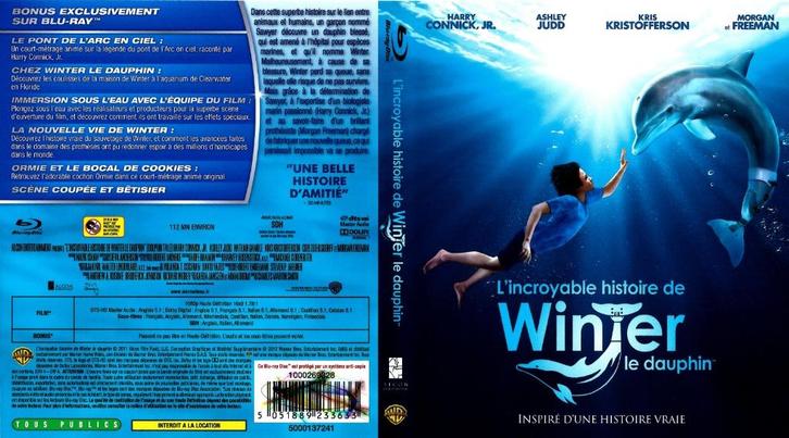 l’incroryable histoire de winter le dauphin (blu-ray) neuf, CD & DVD, Blu-ray, Comme neuf, Aventure, Enlèvement ou Envoi