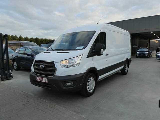 Ford Transit 2T L3-H2 2.0 TDCi 130pk 3pl Business '21, Auto's, Bestelwagens en Lichte vracht, Bedrijf, ABS, Airbags, Airconditioning