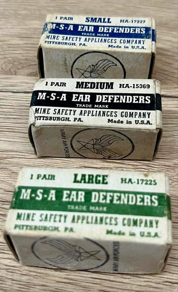 NOS US Army Air Force WW2 ear plugs