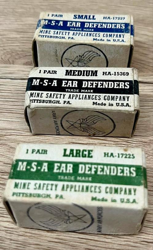Bouchons d'oreilles de l'US Army Air Force WW2, Collections, Objets militaires | Seconde Guerre mondiale, Armée de l'air, Enlèvement ou Envoi