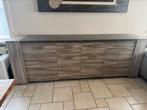 Combi vitrine en dressoirkast, Huis en Inrichting, Kasten | Dressoirs, Ophalen, Gebruikt, Met deur(en)