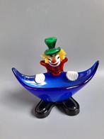 Vintage glazen murano schaaltje met clown, Enlèvement ou Envoi