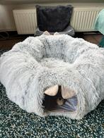 Kattentunnel pluche, Dieren en Toebehoren, Kattenmanden, Ophalen, Zo goed als nieuw, Pluche