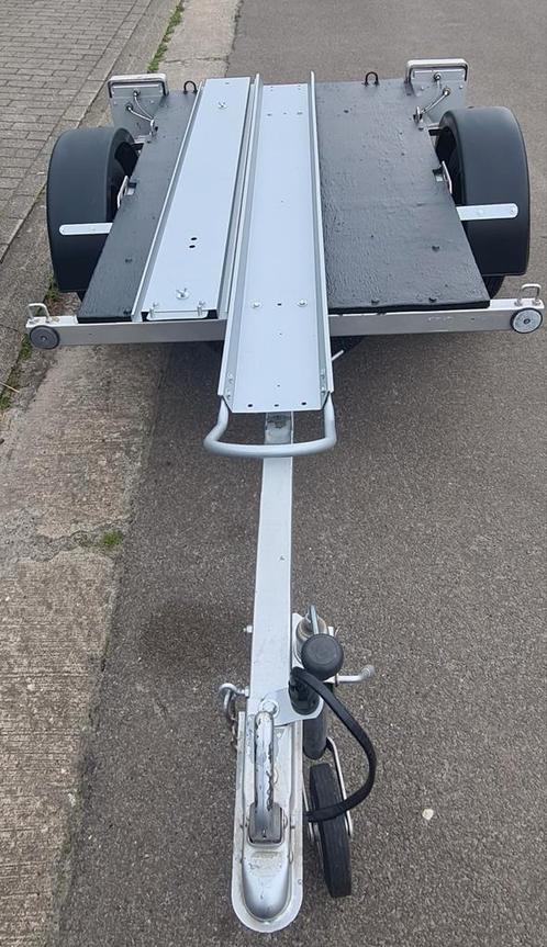Mototrailer voor 1 moto in zeer goede staat, Auto diversen, Aanhangers en Bagagewagens, Gebruikt, Ophalen