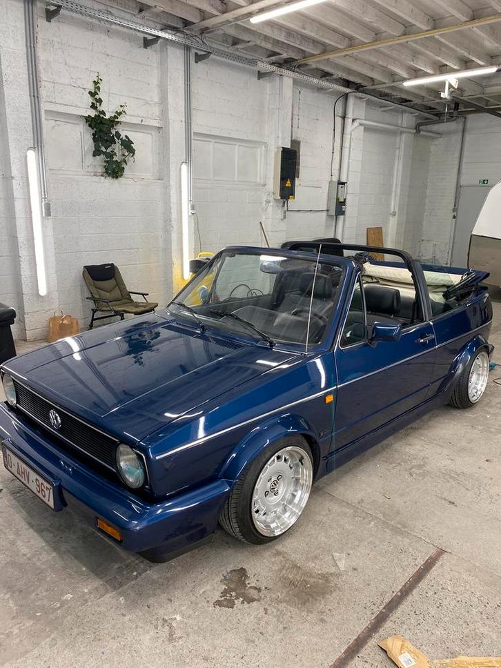 Golf mk1 Cabrio Perfect Onderhouden!, Auto's, Volkswagen, Particulier, Golf, Benzine, Cabriolet, 3 deurs, Handgeschakeld, Blauw