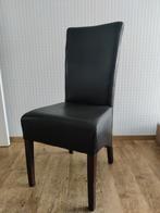 6 eetkamerstoelen, Huis en Inrichting, Stoelen, Ophalen, Gebruikt, Bruin, Leer