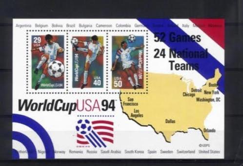 USA 1994 - World Cup Soccer Championships SS - MNH**, Timbres & Monnaies, Timbres | Amérique, Non oblitéré, Amérique du Nord, Envoi