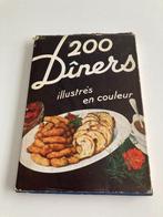 Kookboek " 200 Dîners "  F. Nietlispach, Antiek en Kunst, Ophalen of Verzenden, F. Nietlispach
