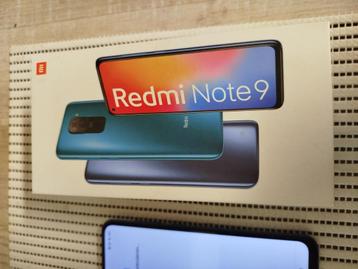 Redmi note 9.met lader en doos . beschikbaar voor biedingen
