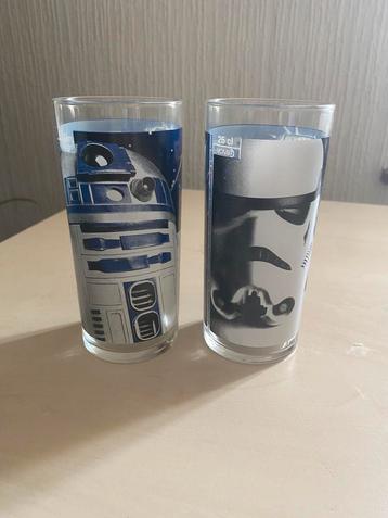 Lot de 2 verres Pepsi-Cola Star Wars !!!RARE!!! beschikbaar voor biedingen