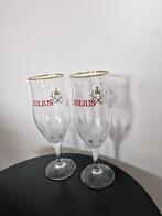 2 glazen Julius €1 per stuk, Verzamelen, Biermerken, Overige merken, Glas of Glazen, Ophalen of Verzenden