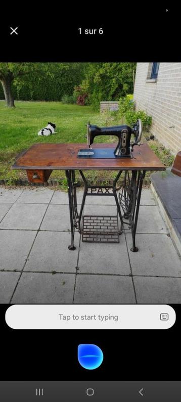 Ancienne machine a coudre Pax  beschikbaar voor biedingen