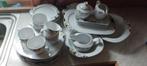 Mooi gebloemd servies 6 personen, Huis en Inrichting, Ophalen, Zo goed als nieuw, Overige stijlen, Compleet servies