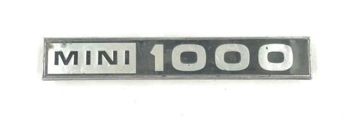 Kofferbadge Classic Mini 1000., Auto-onderdelen, Klein materiaal, Mini, Oldtimer onderdelen, Rover, Austin, Gebruikt, Ophalen