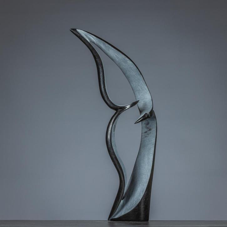 Beeld - Flying birds, Antiek en Kunst, Kunst | Beelden en Houtsnijwerken, Ophalen of Verzenden