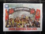 Poster - Union kampioen 2024-2025, Verzamelen, Sportartikelen en Voetbal, Verzenden, Nieuw, Poster, Plaatje of Sticker