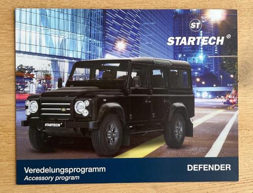 Startech Land Rover Defender DE-EN 2011 vouwfolder, Livres, Autos | Brochures & Magazines, Comme neuf, Autres marques, Enlèvement ou Envoi