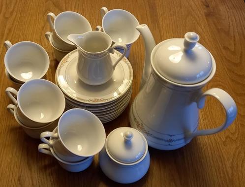 koffie servies met bloemmotief: Vohenstrauss, Johan Seltmann, Antiek en Kunst, Antiek | Servies los, Ophalen