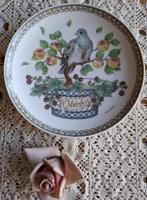 Hutschenreuther wandbordje, duif, Oktober, Ole Winther, Antiek en Kunst, Ophalen of Verzenden