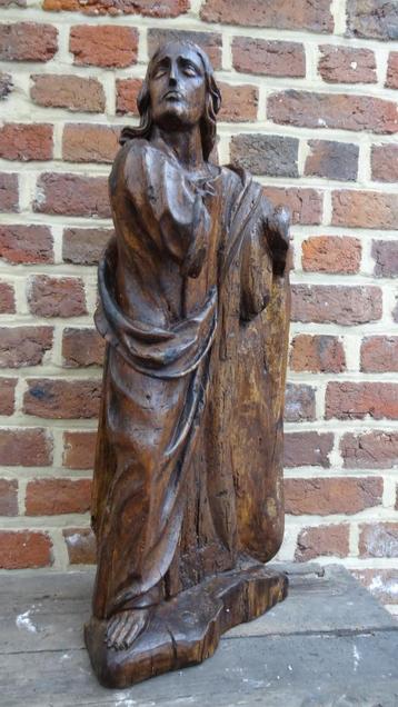 houten evangelist 17de eeuws beschikbaar voor biedingen
