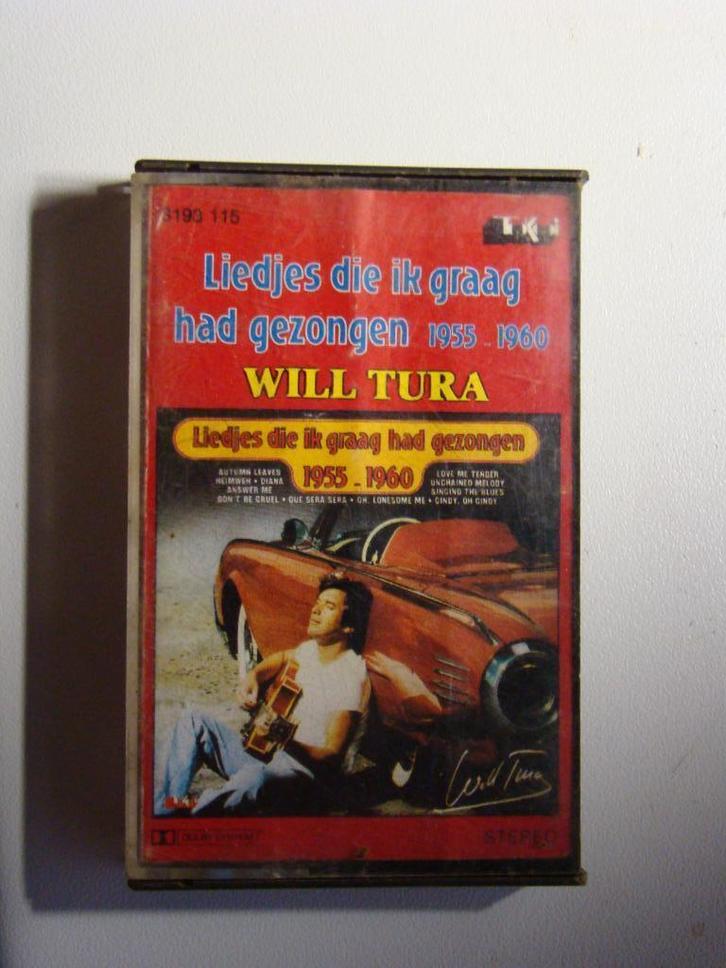 Cassette - Will Tura - Liedjes die ik graag had gezongen, Cd's en Dvd's, Cassettebandjes, Gebruikt, Voorbespeeld, Nederlandstalig