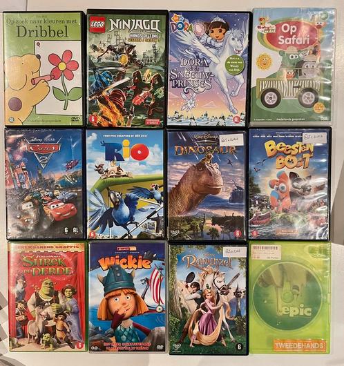 DVD’s voor kinderen - nog 9 stuks, Cd's en Dvd's, Dvd's | Kinderen en Jeugd, Zo goed als nieuw, Film, Avontuur, Alle leeftijden