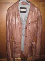 Vest leder, Ophalen, Bruin, Maat 46/48 (XL) of groter, Zo goed als nieuw
