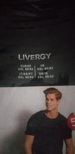 Nieuwe T-shirt xxl Livergy , 2x5 stuks, Ophalen, Nieuw, Overige maten, Zwart