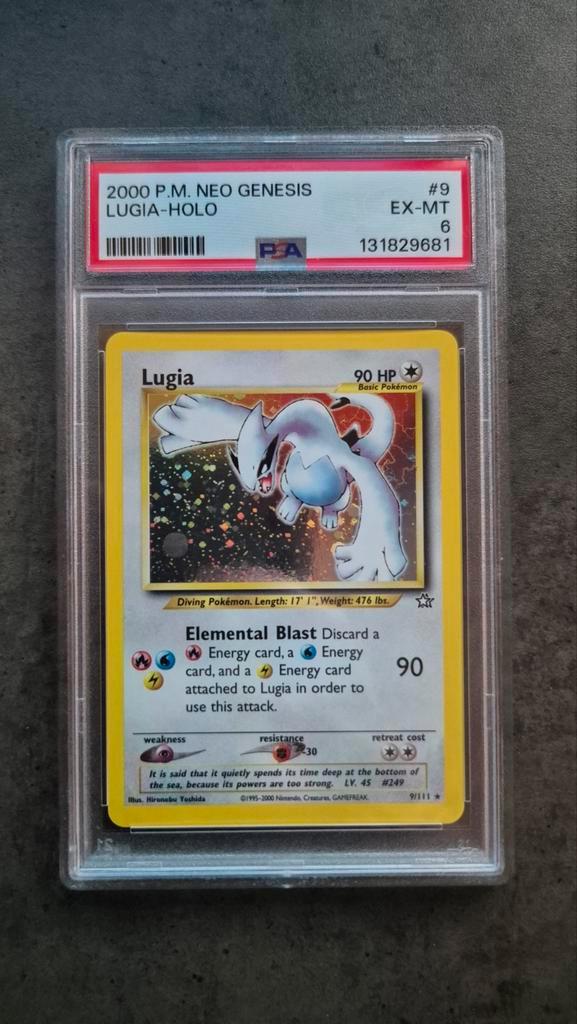 Lugia Neo Genesis PSA 6, Hobby & Loisirs créatifs, Jeux de cartes à collectionner | Pokémon, Enlèvement ou Envoi