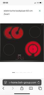 Keramische kookplaat, Elektronische apparatuur, Ophalen, Keramisch, 4 kookzones, Zo goed als nieuw
