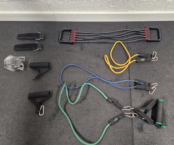 Fitness weerstandsbanden, Sport en Fitness, Fitnessmaterialen, Zo goed als nieuw, Weerstandband, Ophalen of Verzenden