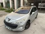 PEUGEOT 308 sw 1.6 hdi, Auto's, Bedrijf, 5 deurs, Euro 4, Zilver of Grijs