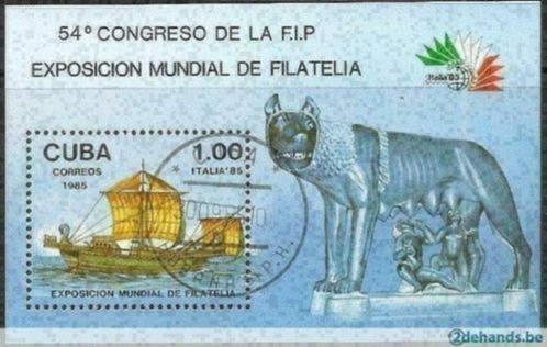 Cuba 1985 - Yvert Blok 90 - Internationale Tentoonstell (ST), Timbres & Monnaies, Timbres | Amérique, Affranchi, Envoi
