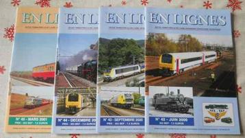 Lot de 13 numéros de la revue En lignes - train rail beschikbaar voor biedingen