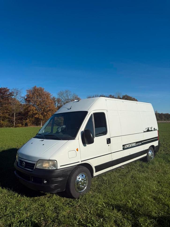 Fiat campervan gekeurd vvk, Caravans en Kamperen, Mobilhomes, Bedrijf, Fiat, Diesel, Omvormer, Luifel, Ophalen